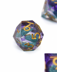 Dreamspire Lore Liquid Core 7pcs Dice Set | Sharp Edge Dice