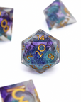 Dreamspire Lore Liquid Core 7pcs Dice Set | Sharp Edge Dice