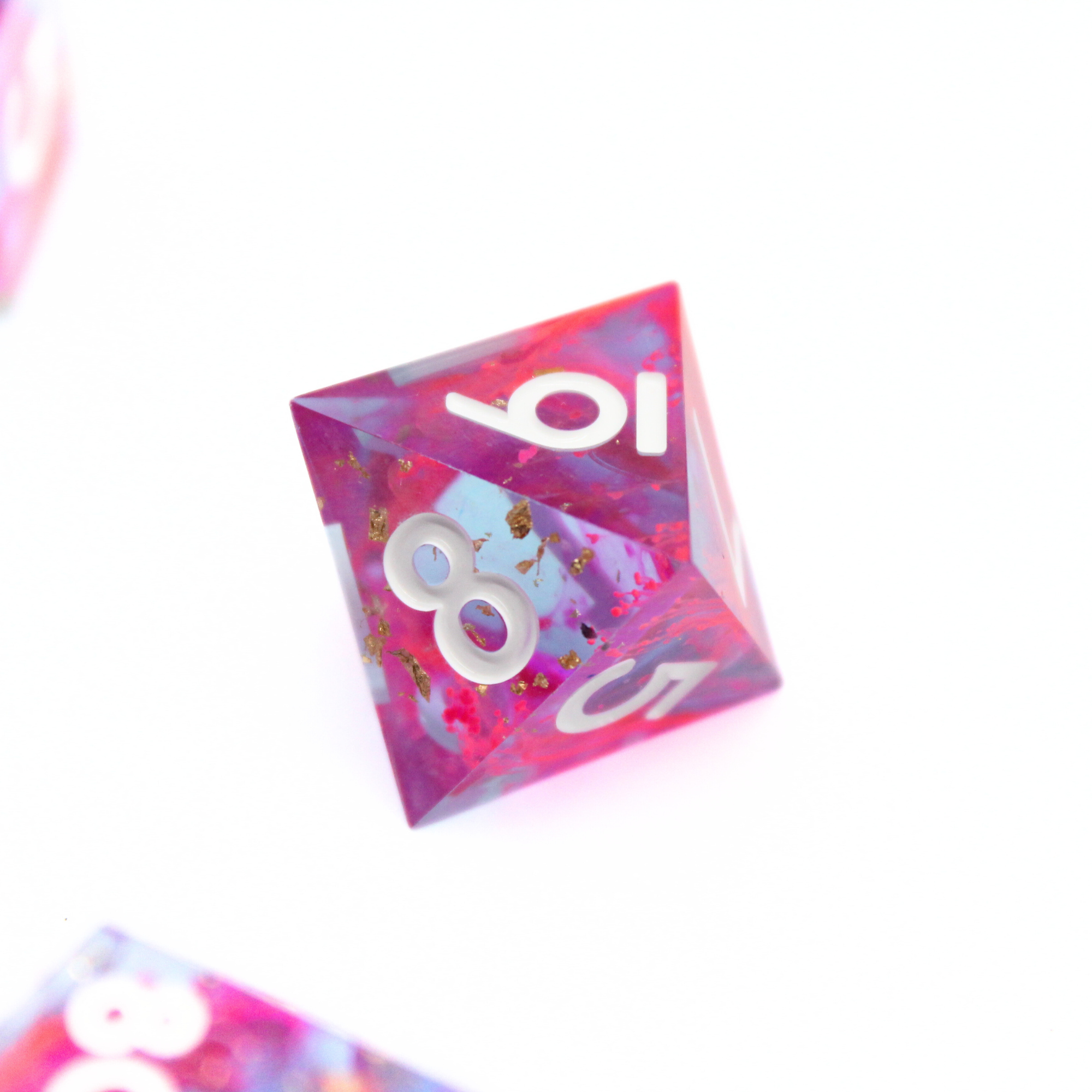 Cotton Candy Cosmos 7pcs Inclusion Dice Set | Sharp Edge Dice