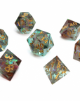 Prismatic Spark 7pcs Inclusion Dice Set | Sharp Edge Dice