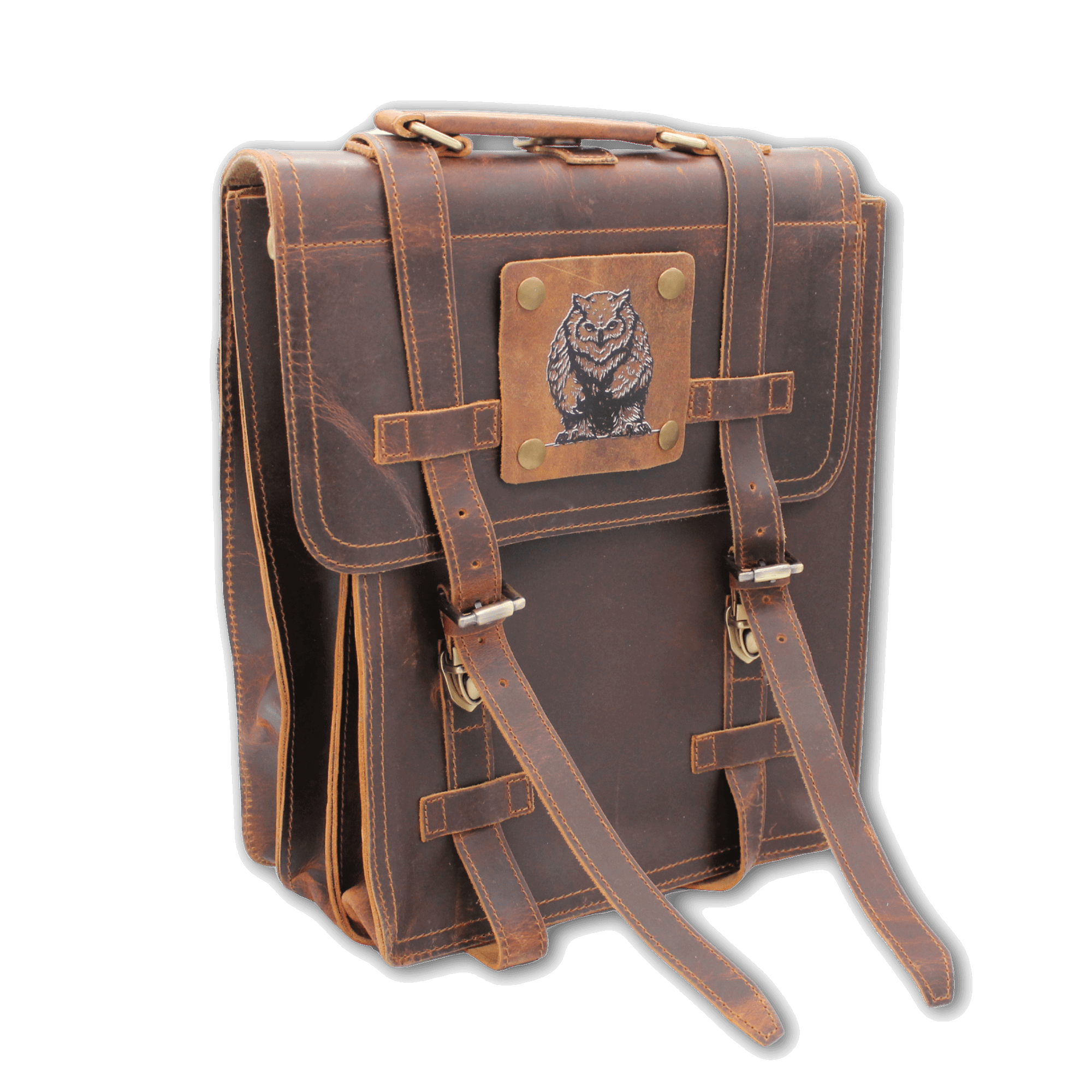 buffalo bags backpack leather Brown Bag of the Abyss