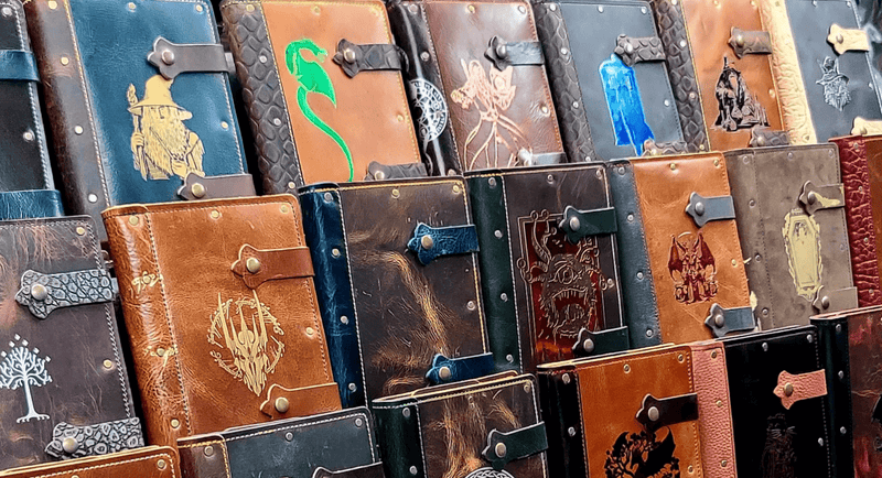 REFILLABLE LEATHER JOURNALS