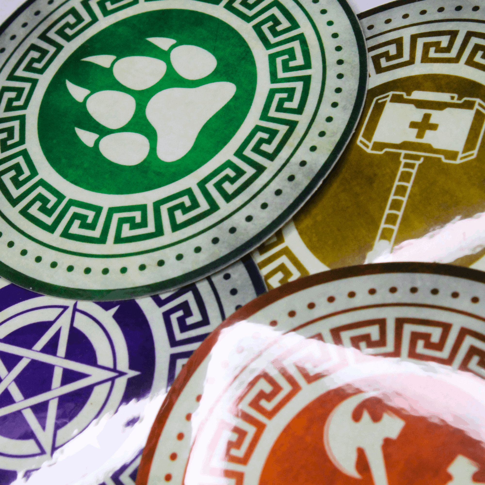 TTRPG Class Emblem Stickers