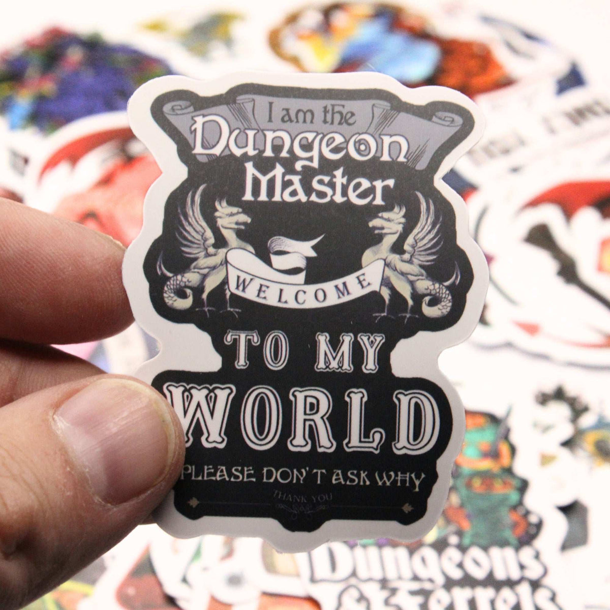 100PCS DnD Sticker Pack | Unique TTRPG & DnD Stickers for Gamers – 12 ...