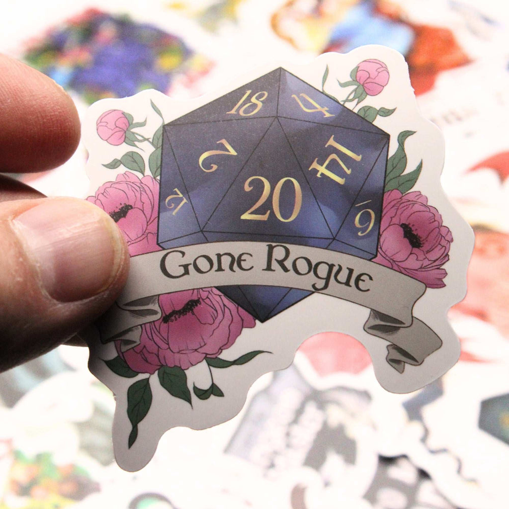 Delusive Sticker 100PCS DnD Sticker Pack | Unique TTRPG & DnD Stickers for Gamers – 12 ...