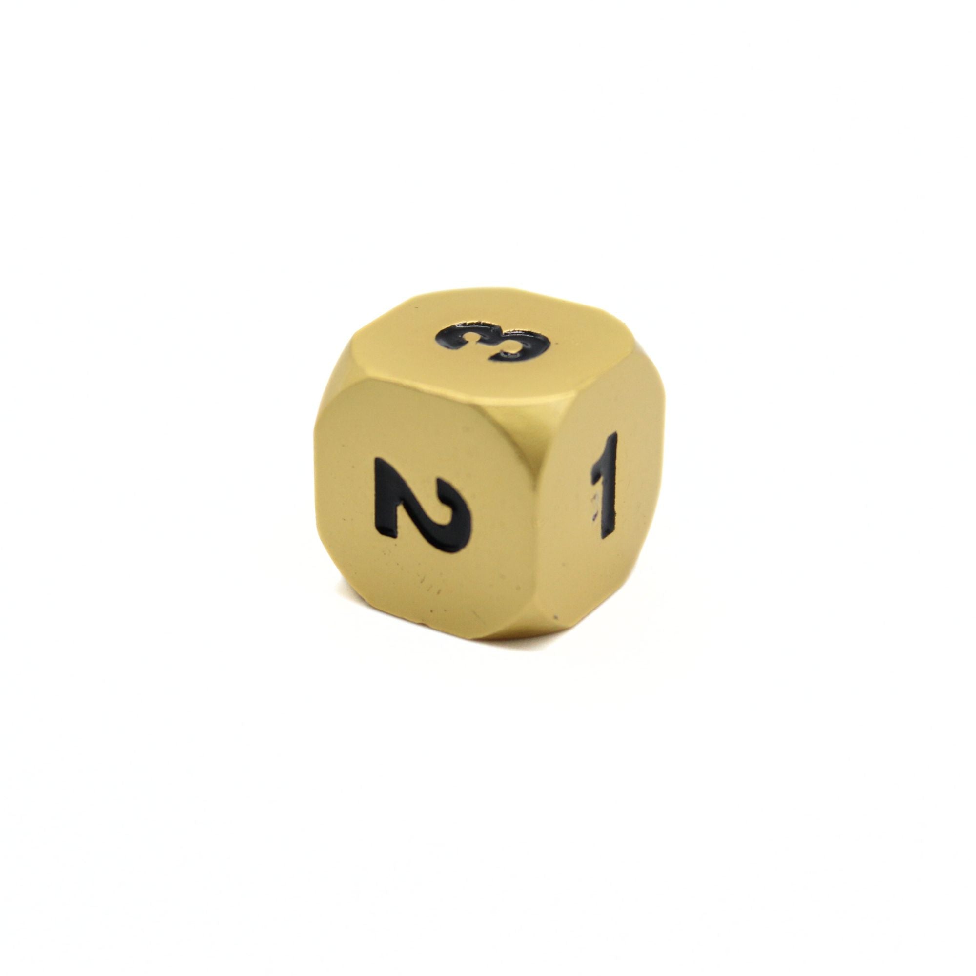 Matte Gold Metal Dice (7pcs Set)