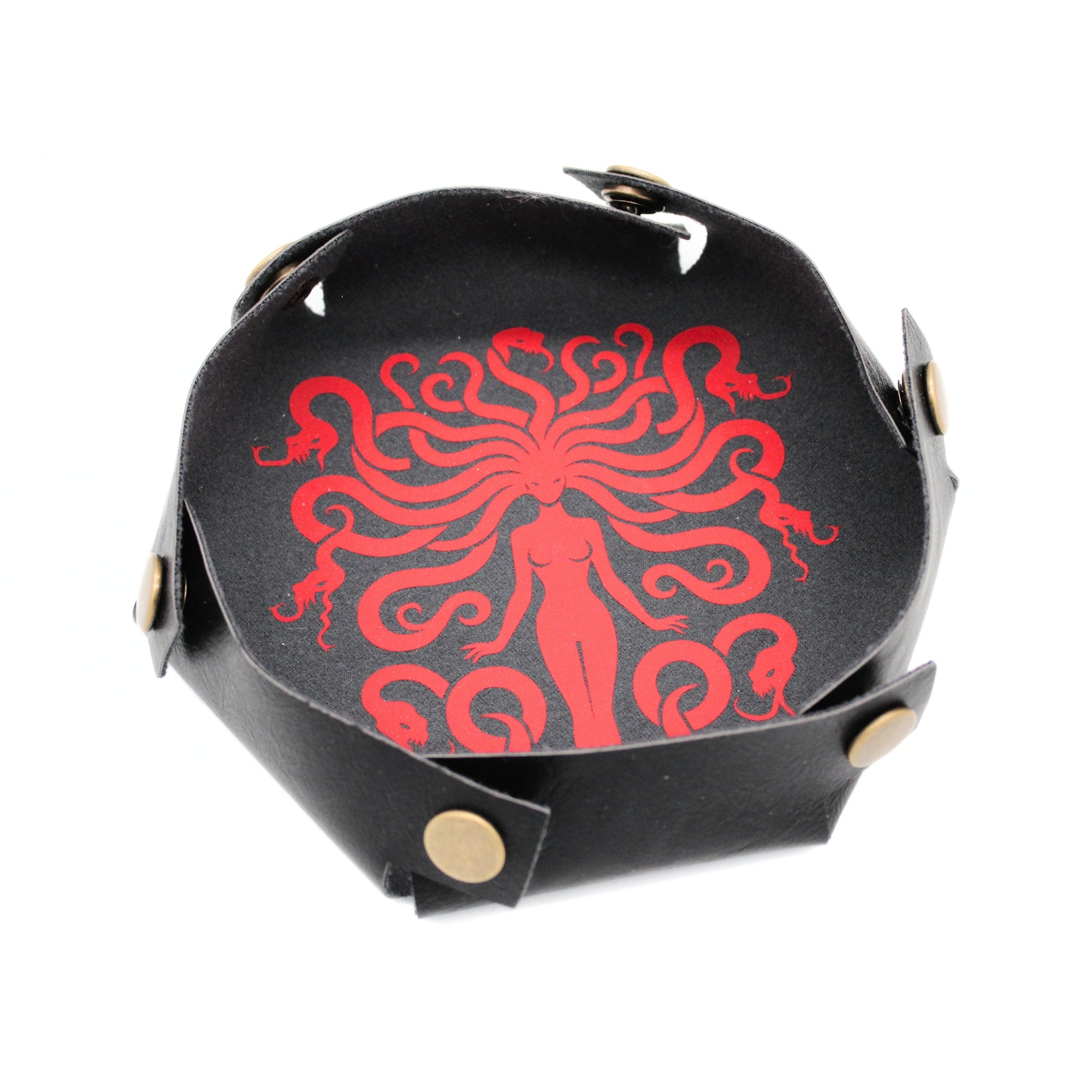 Medusa Vegan Leather Dice Tray