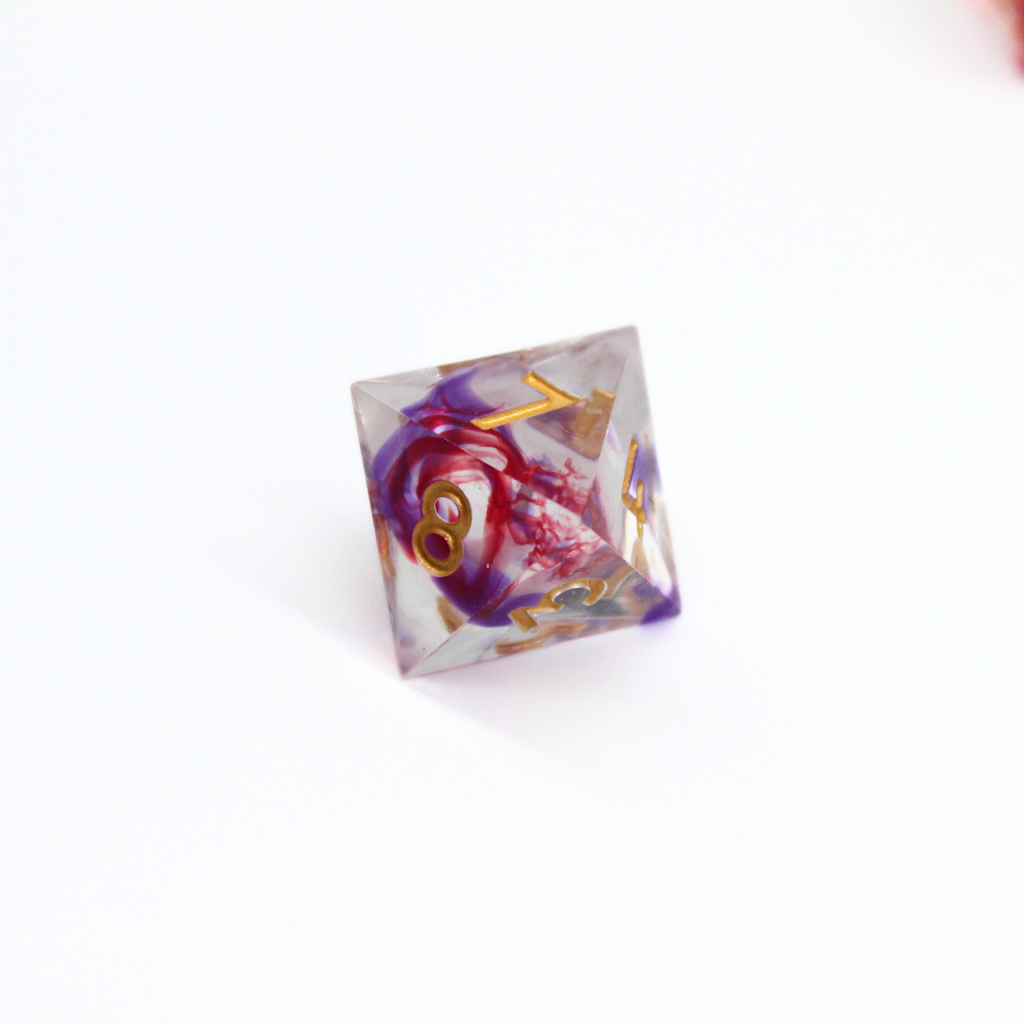 Witchberry Bloom 7pcs Inclusion Dice Set | Sharp Edge Dice