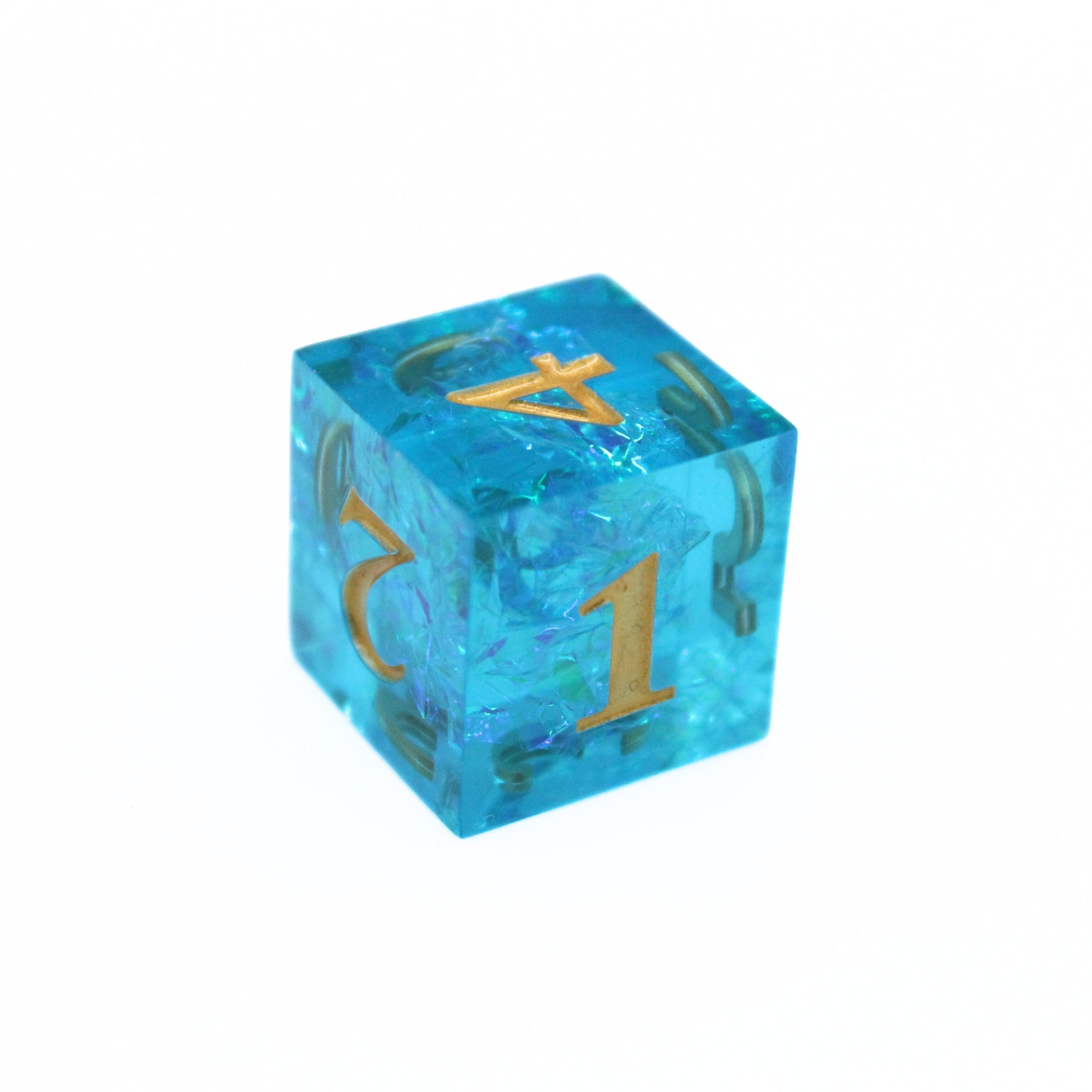 Starlight Drift 7pcs Inclusion Dice Set | Sharp Edge Dice