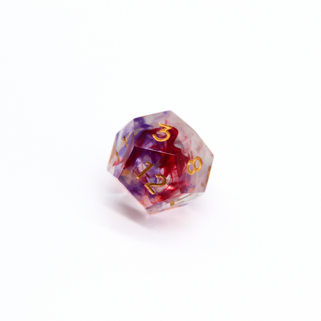 Witchberry Bloom 7pcs Inclusion Dice Set | Sharp Edge Dice