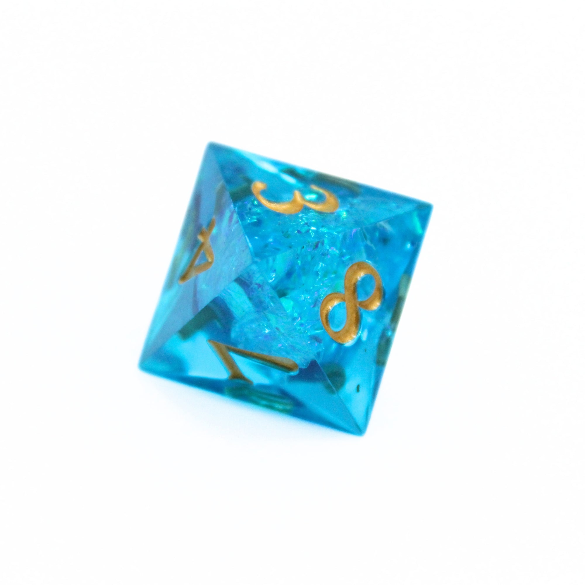 Starlight Drift 7pcs Inclusion Dice Set | Sharp Edge Dice
