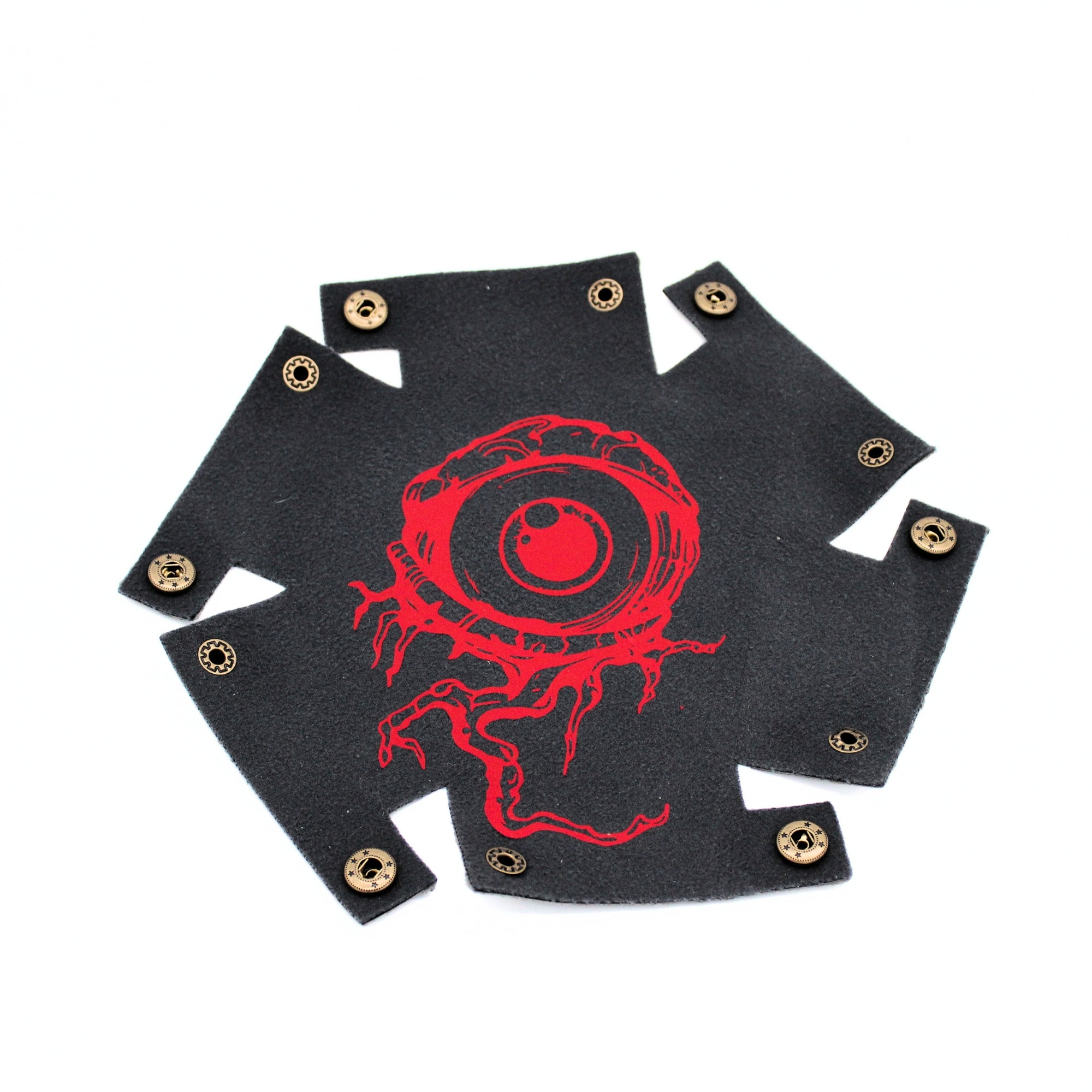 Floating Eyeball Vegan Leather Dice Tray