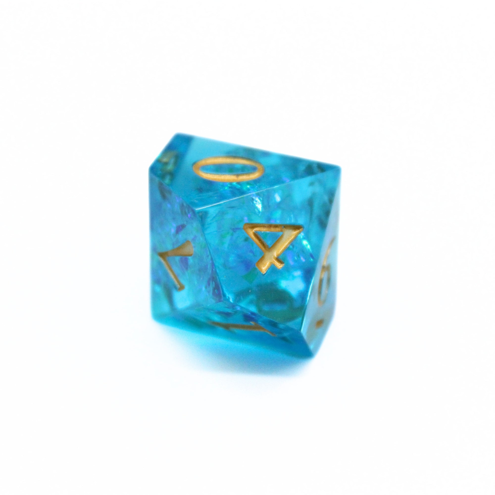 Starlight Drift 7pcs Inclusion Dice Set | Sharp Edge Dice