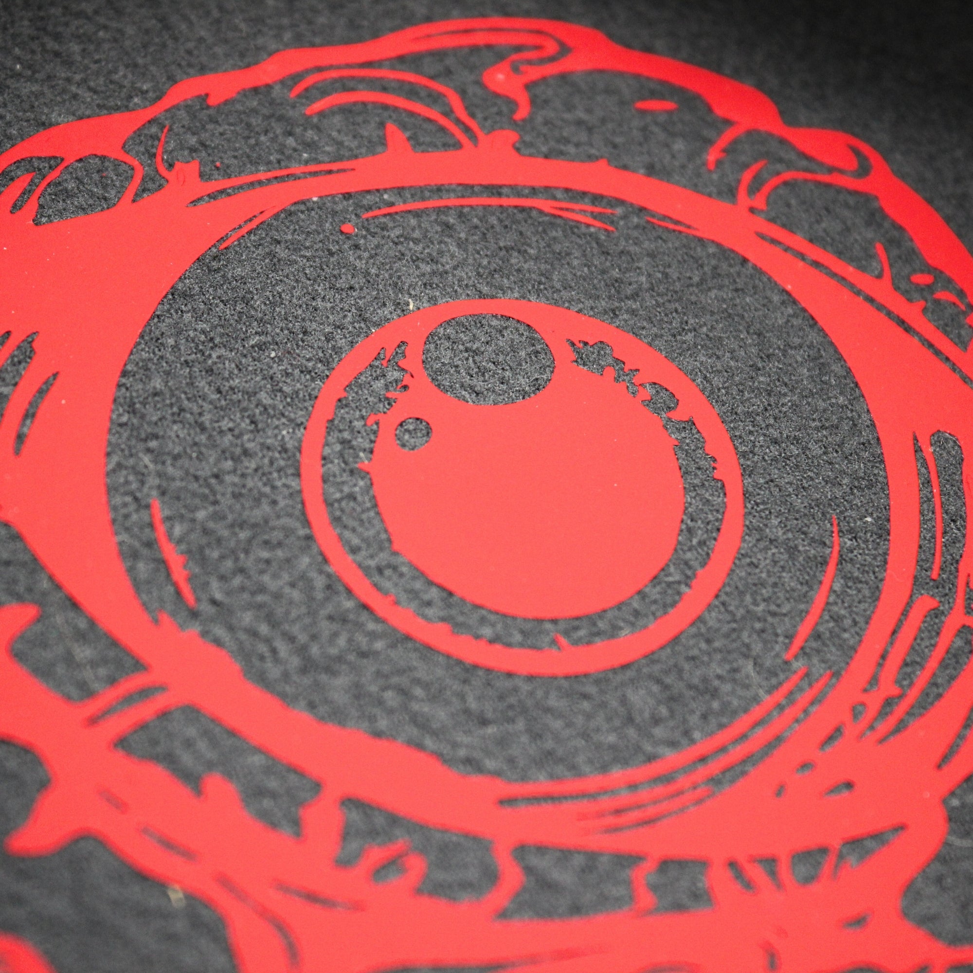 Floating Eyeball Vegan Leather Dice Tray