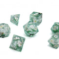 Spring Meadow Liquid Core 7pcs Dice Set | Sharp Edge Dice