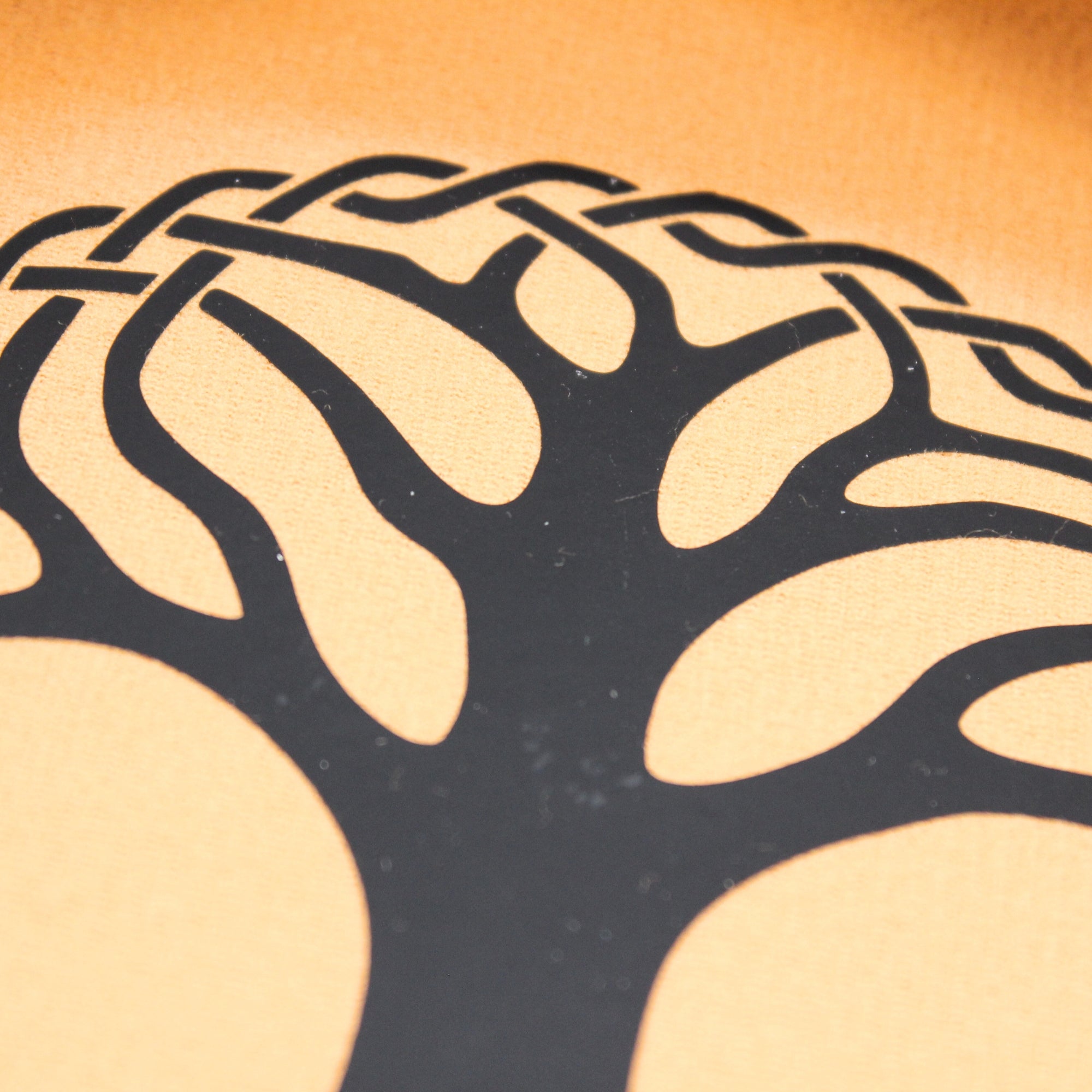 Black Yggdrasil Tree of Life Vegan Leather Dice Tray