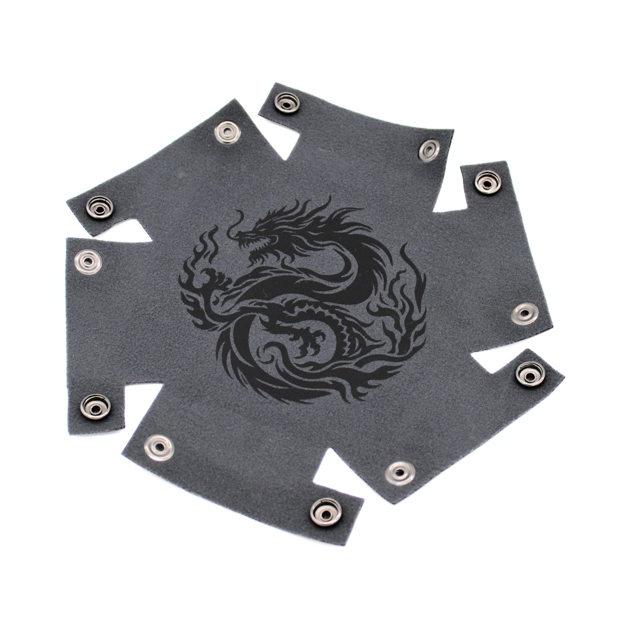 Black Dragon Vegan Leather Dice Tray