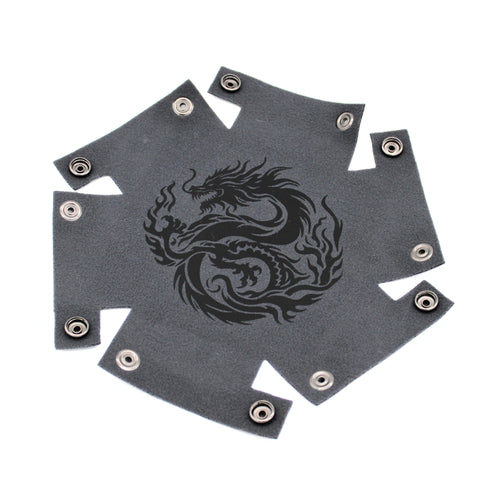 Black Dragon Vegan Leather Dice Tray