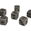 Stone Skulls Metal Dice (6D6 Set)