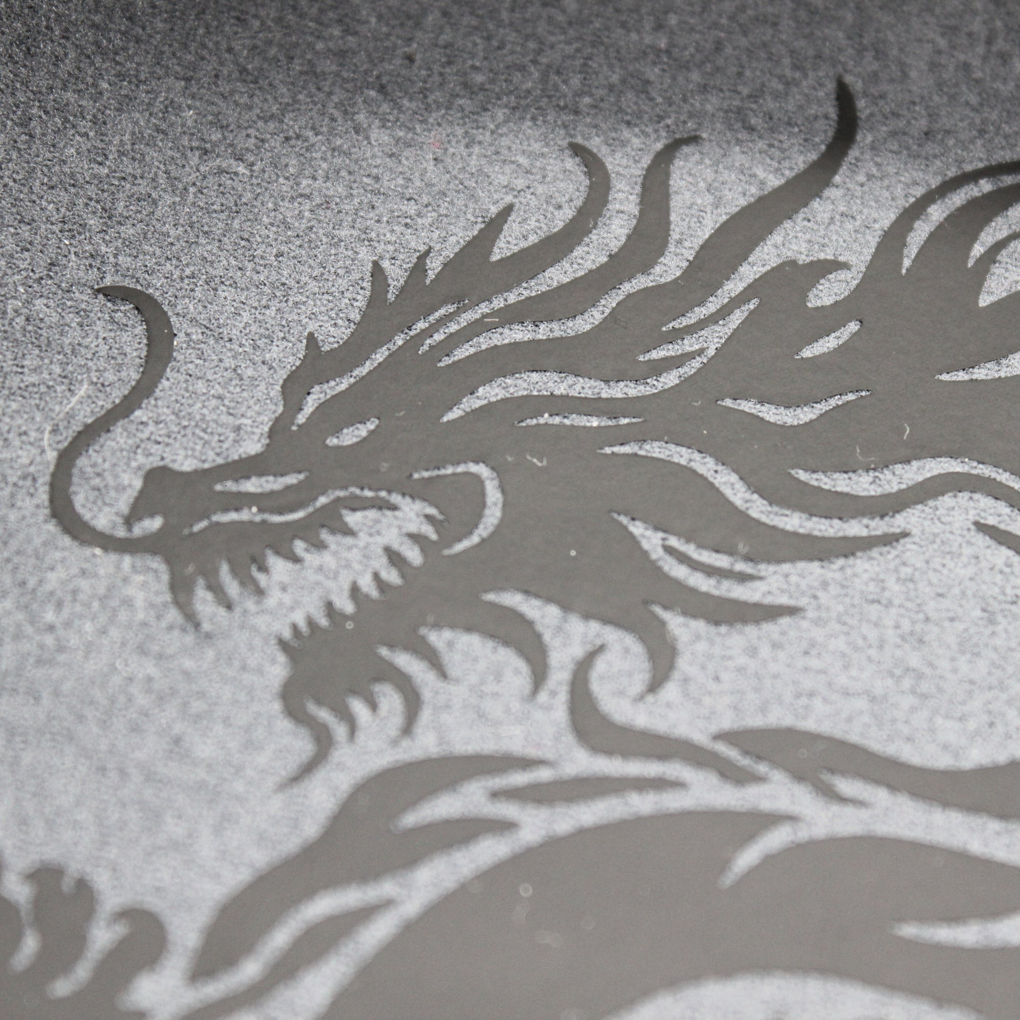 Black Dragon Vegan Leather Dice Tray