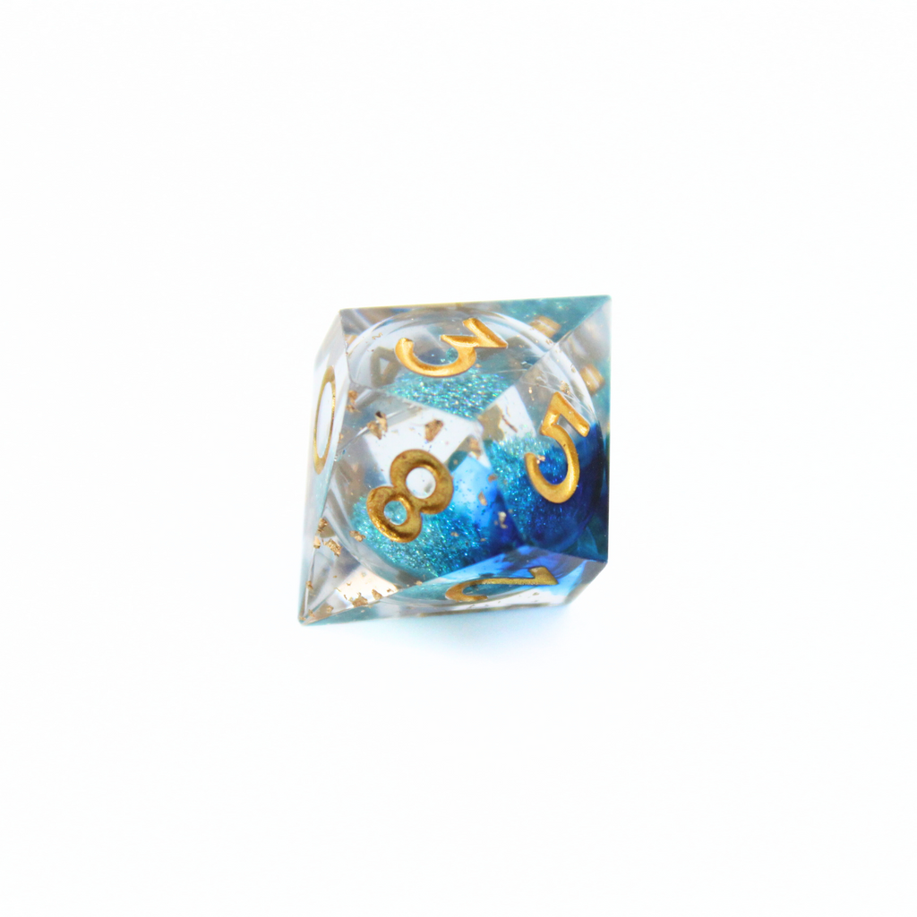 Starforged Depths Liquid Core 7pcs Dice Set | Sharp Edge Dice