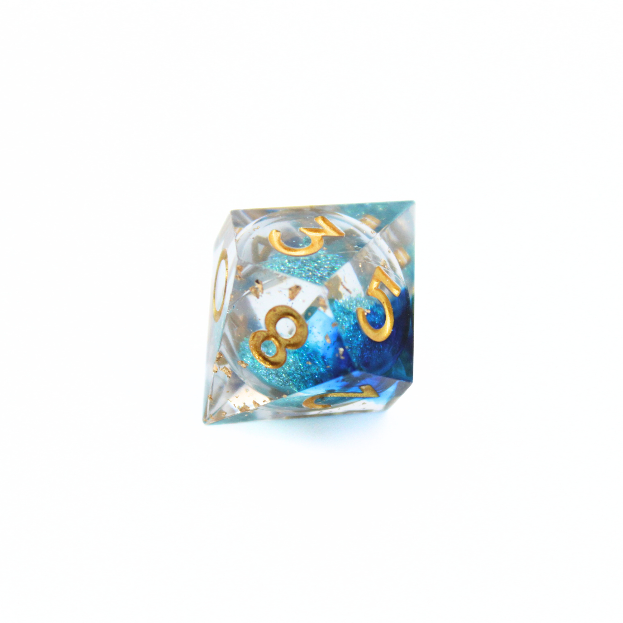 Starforged Depths Liquid Core 7pcs Dice Set | Sharp Edge Dice