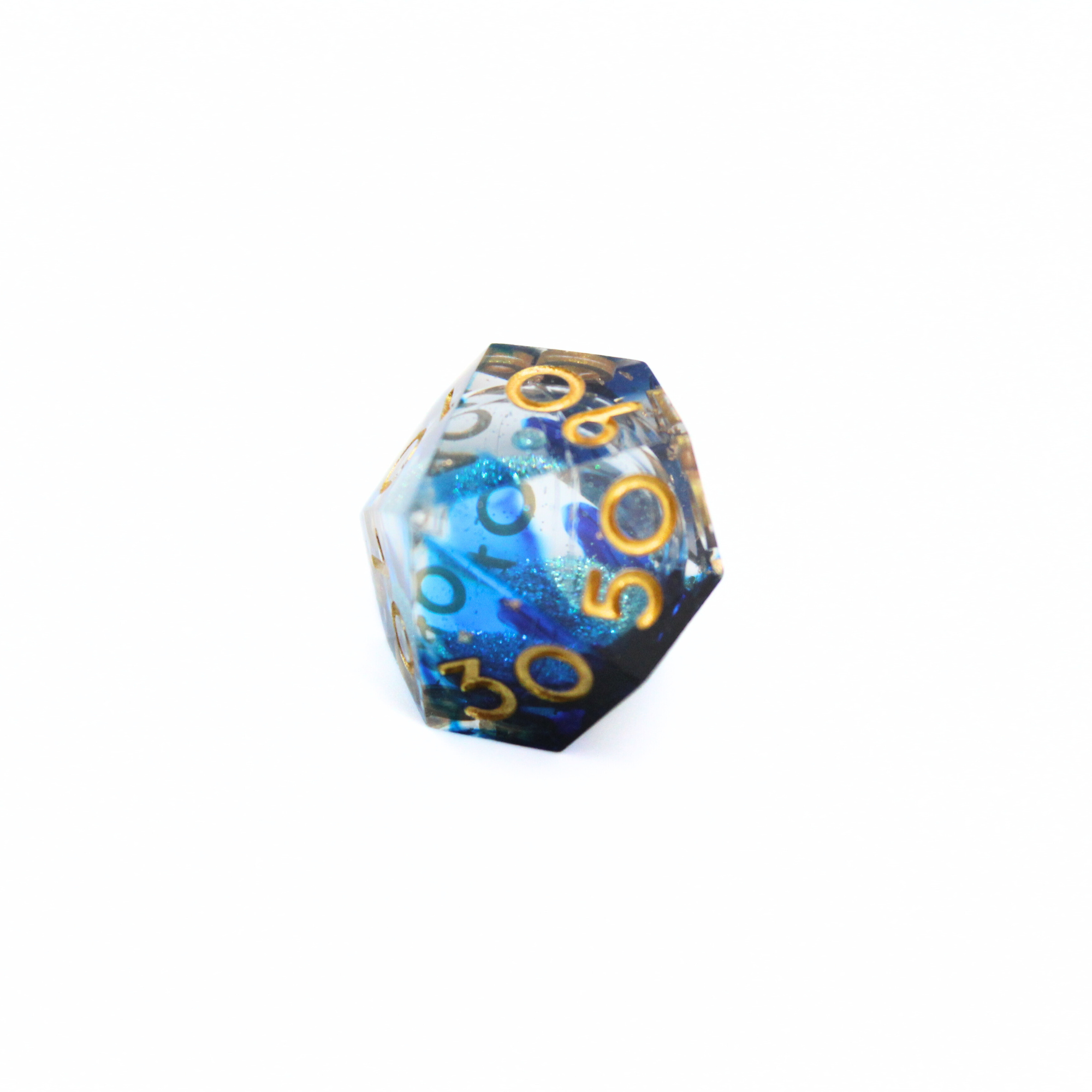 Starforged Depths Liquid Core 7pcs Dice Set | Sharp Edge Dice