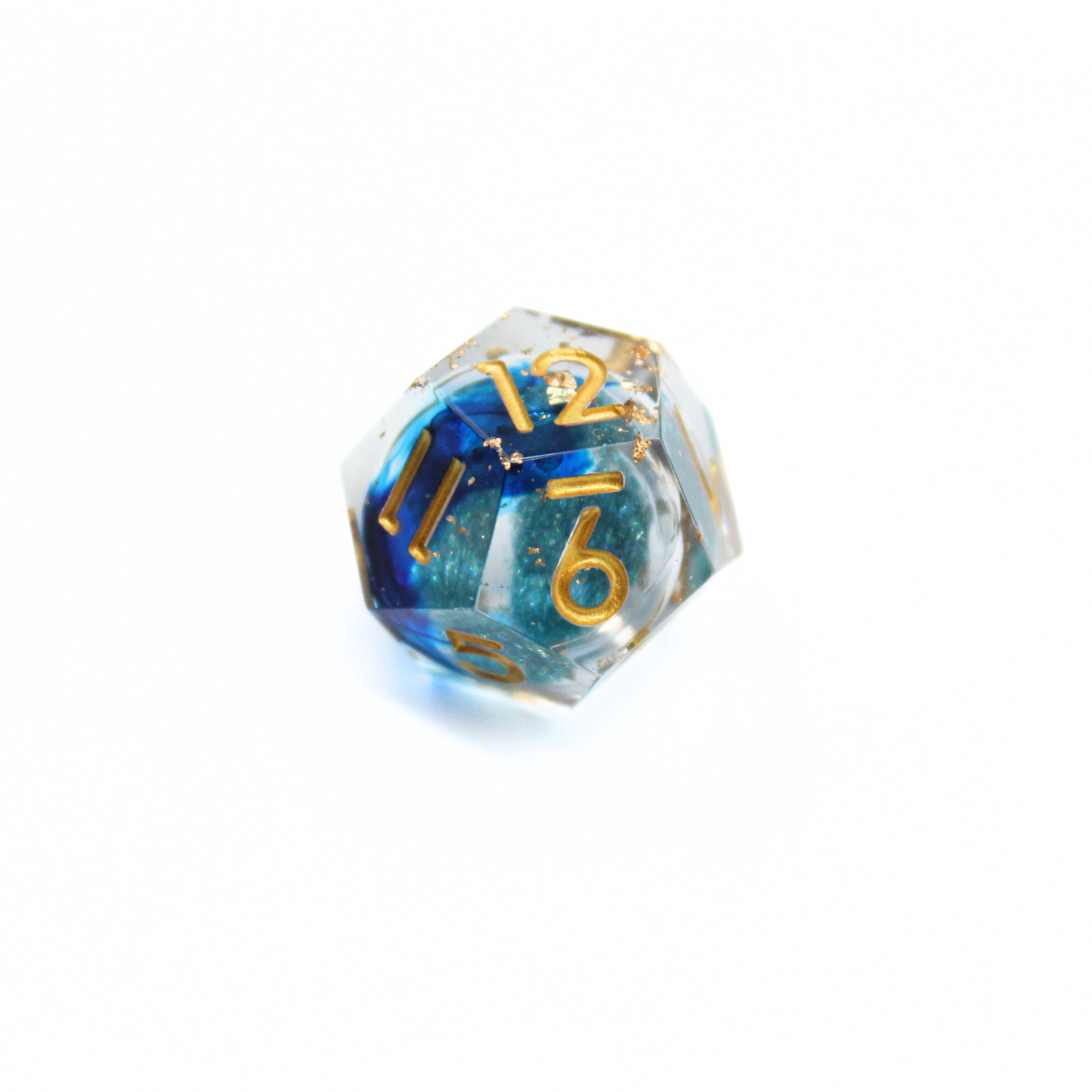 Starforged Depths Liquid Core 7pcs Dice Set | Sharp Edge Dice