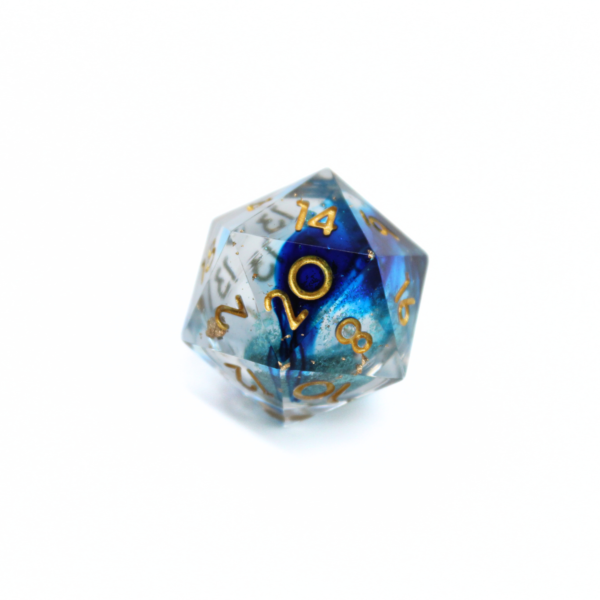 Starforged Depths Liquid Core 7pcs Dice Set | Sharp Edge Dice