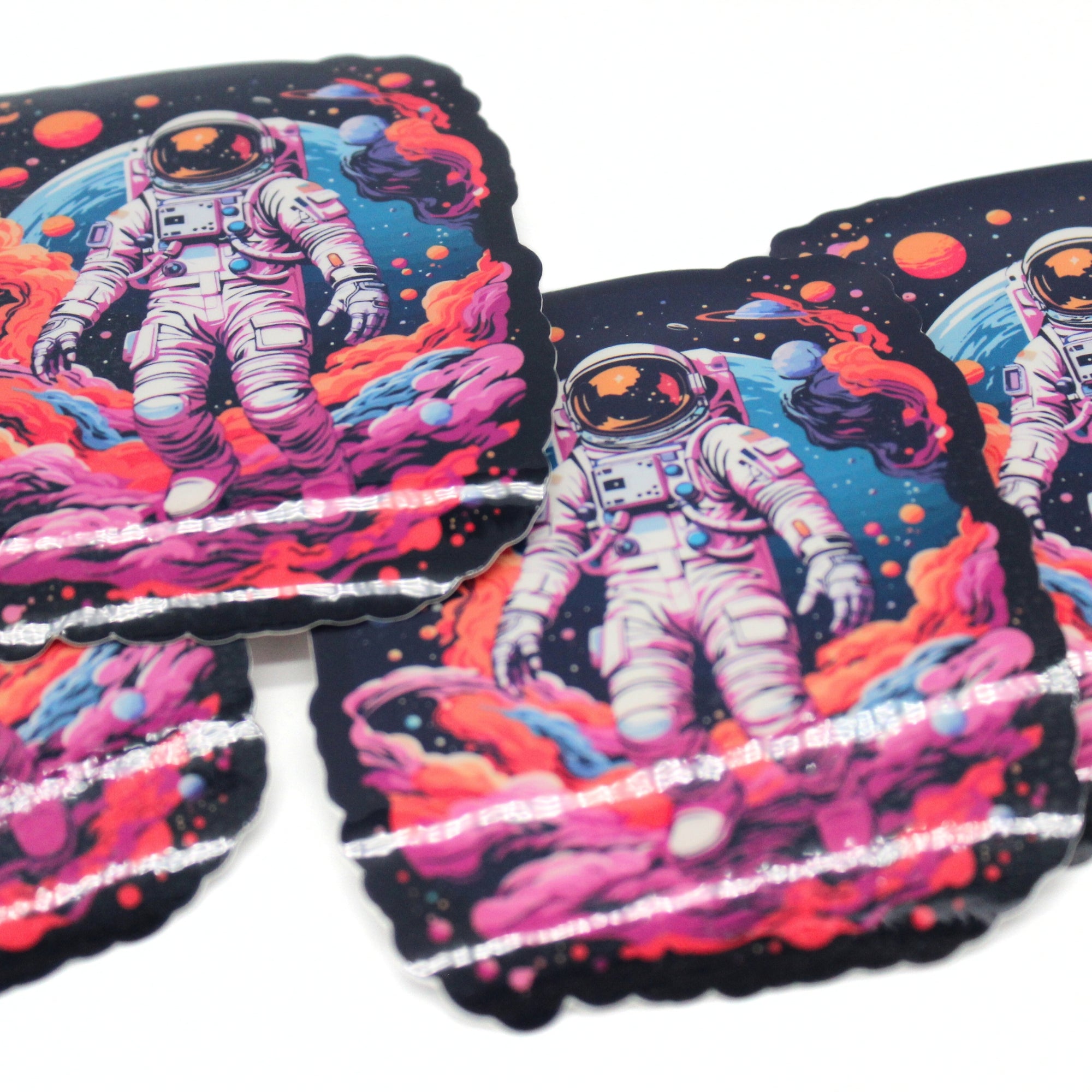 Psychedelic Spaceman Sticker 4"