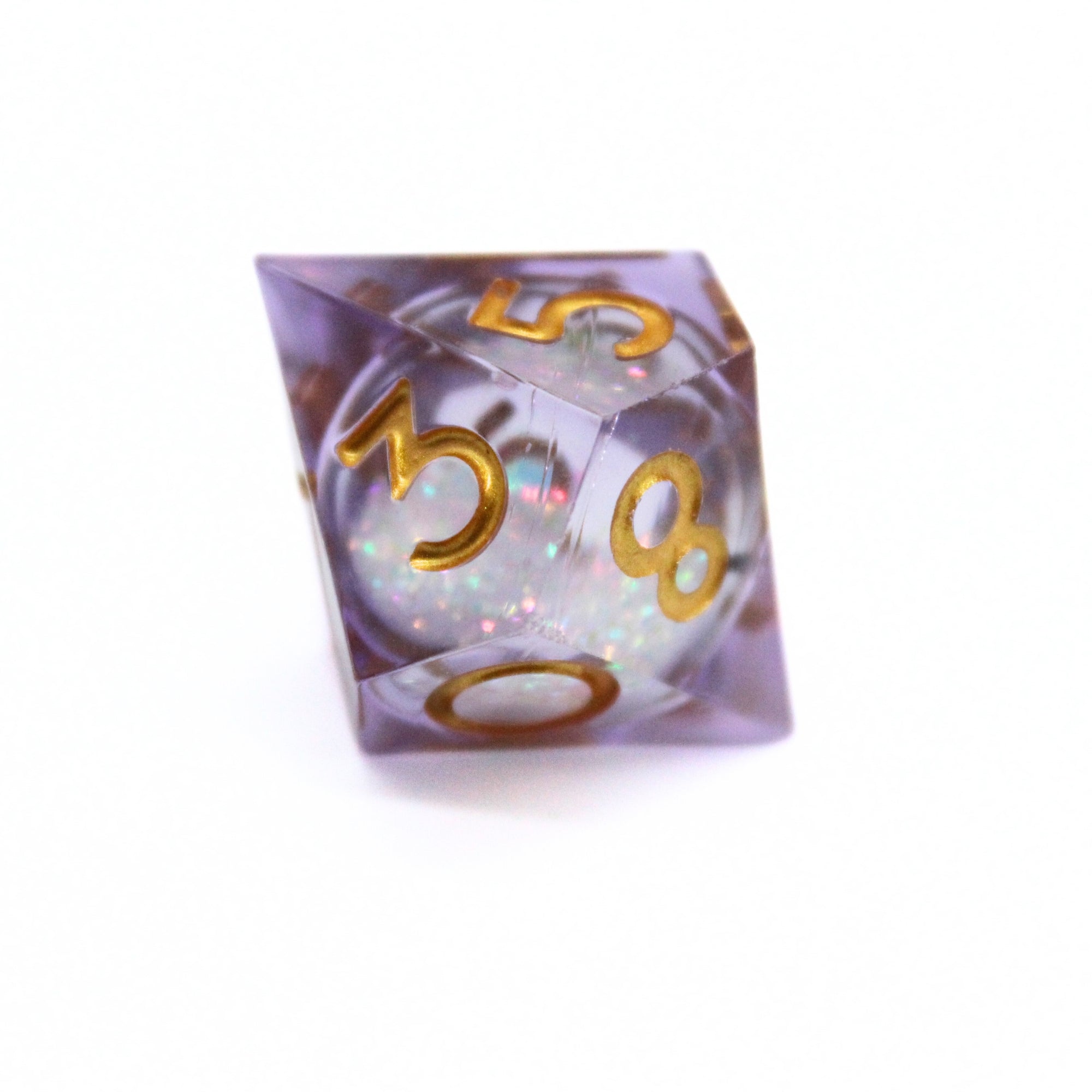 Arcane Glimmer Liquid Core 7pcs Dice Set | Sharp Edge Dice