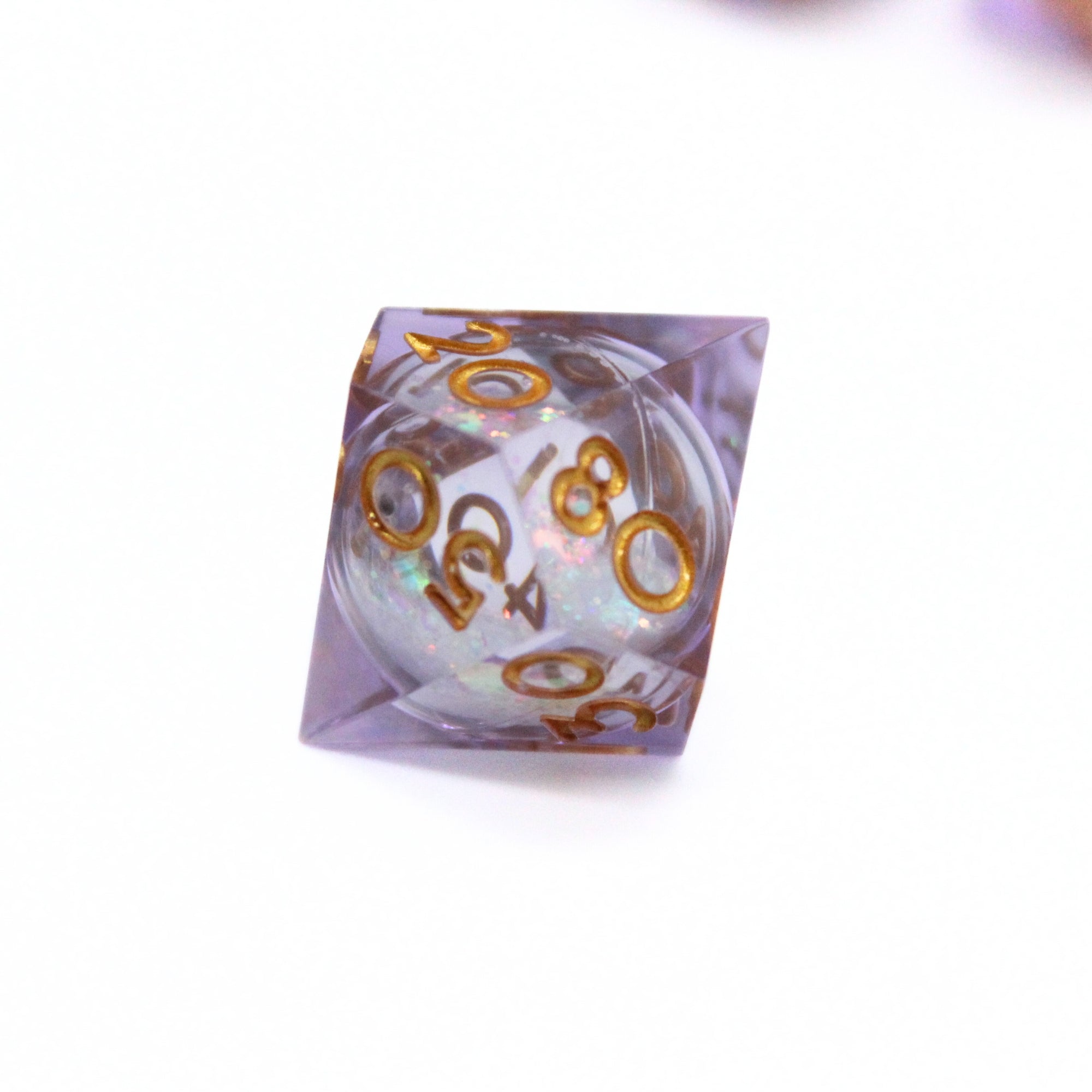 Arcane Glimmer Liquid Core 7pcs Dice Set | Sharp Edge Dice