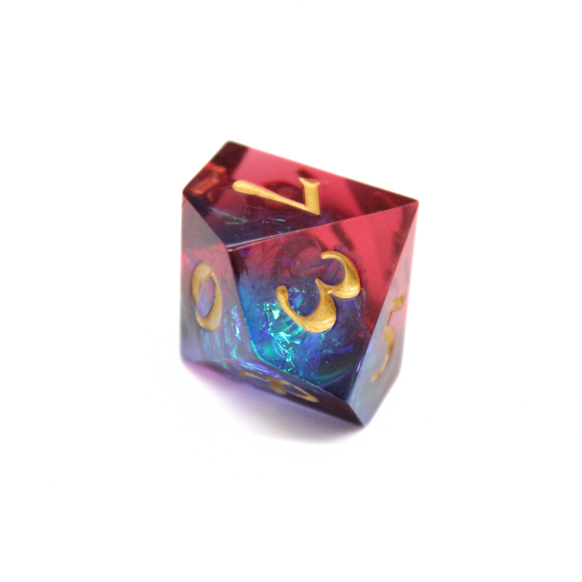 Astral Radiance 7pcs Inclusion Dice Set | Sharp Edge Dice
