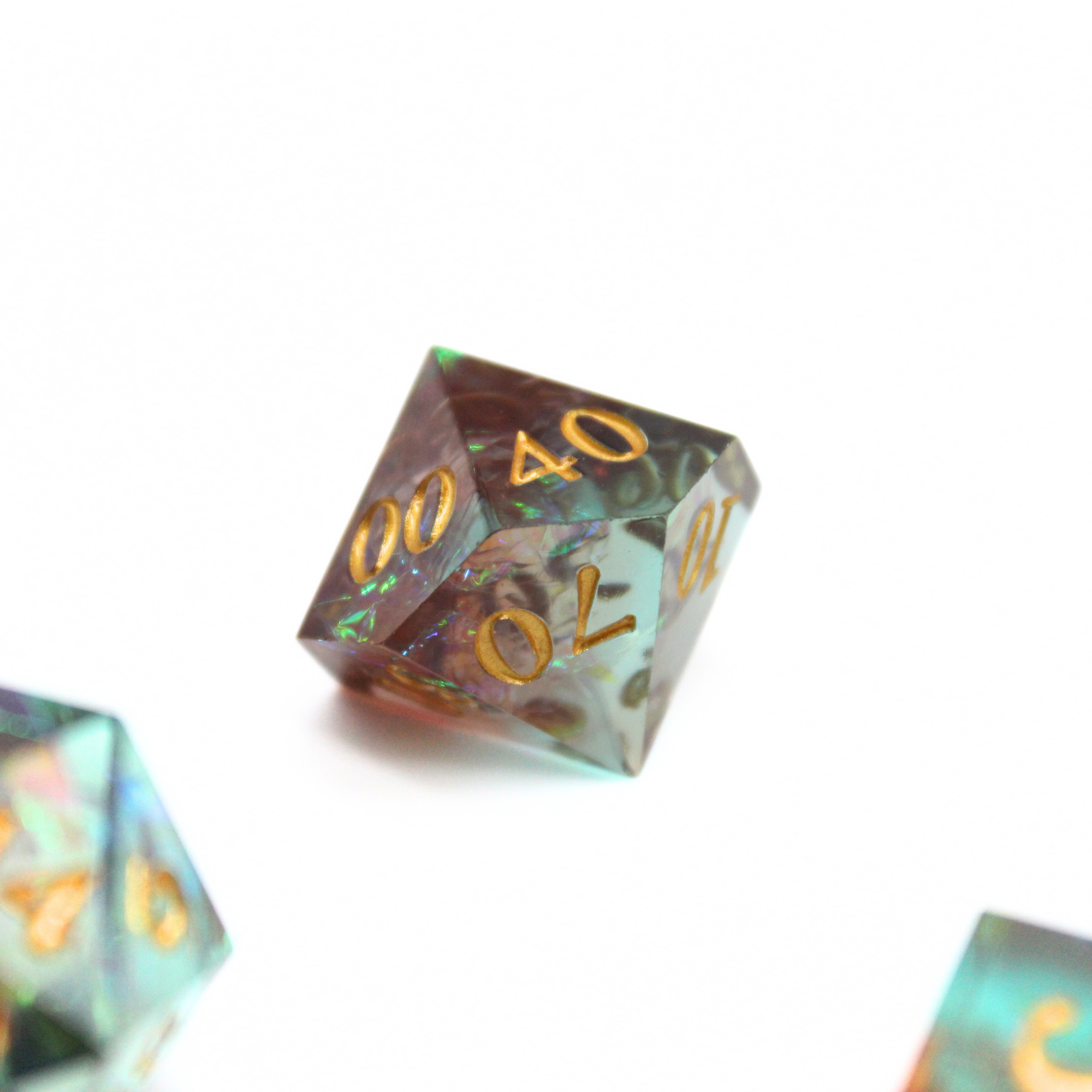 Prismatic Spark 7pcs Inclusion Dice Set | Sharp Edge Dice
