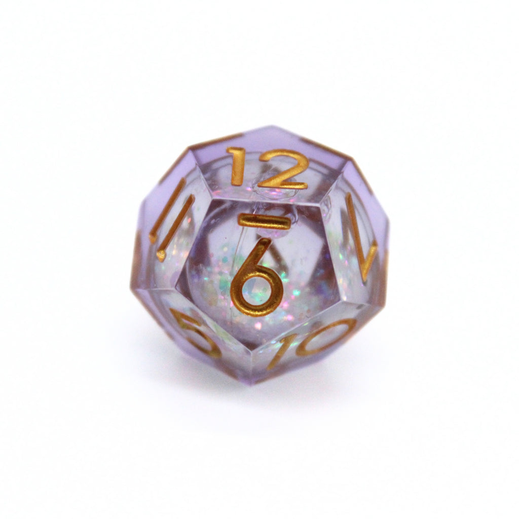 Arcane Glimmer Liquid Core 7pcs Dice Set | Sharp Edge Dice