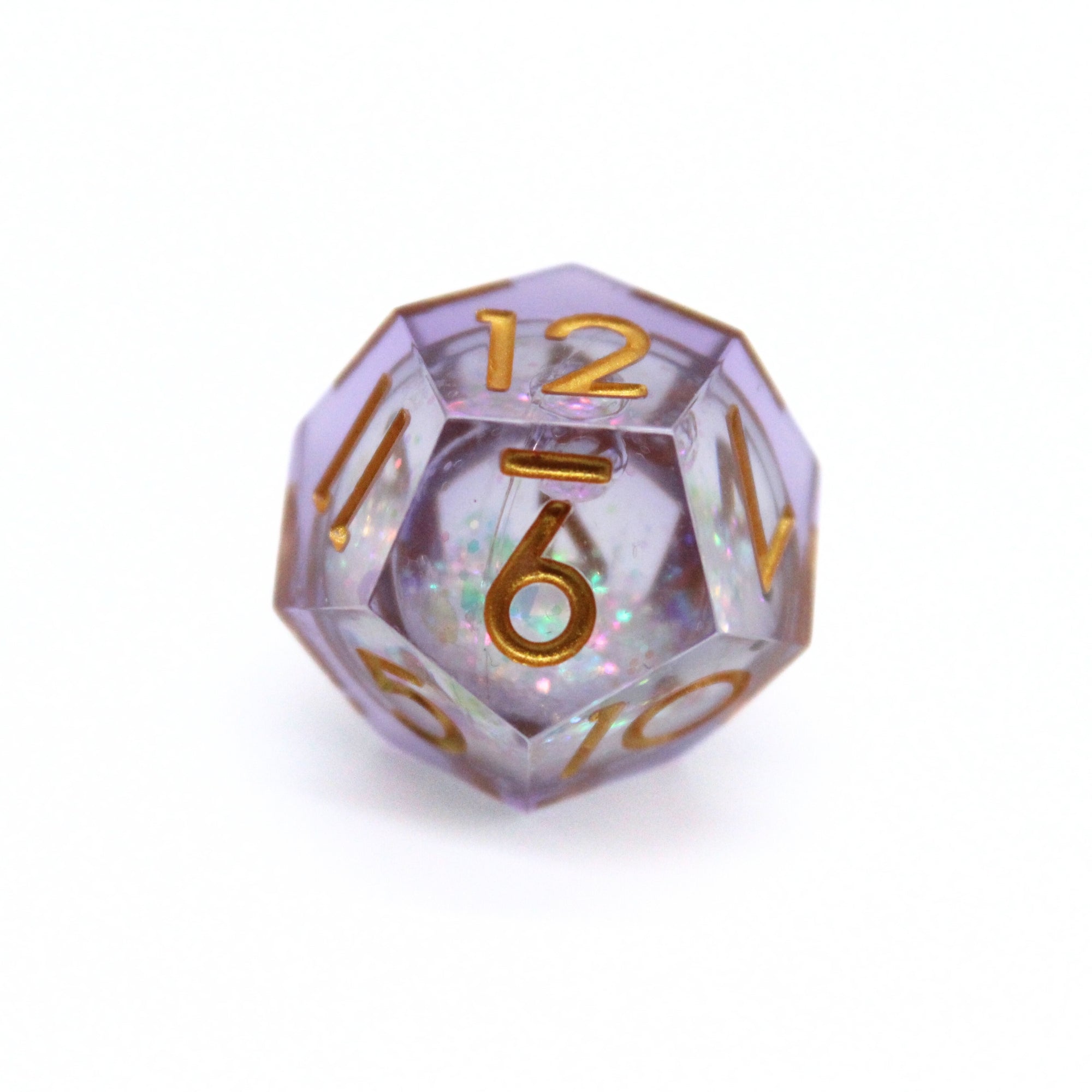 Arcane Glimmer Liquid Core 7pcs Dice Set | Sharp Edge Dice