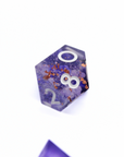Amethyst Ash 7pcs Inclusion Dice Set | Sharp Edge Dice
