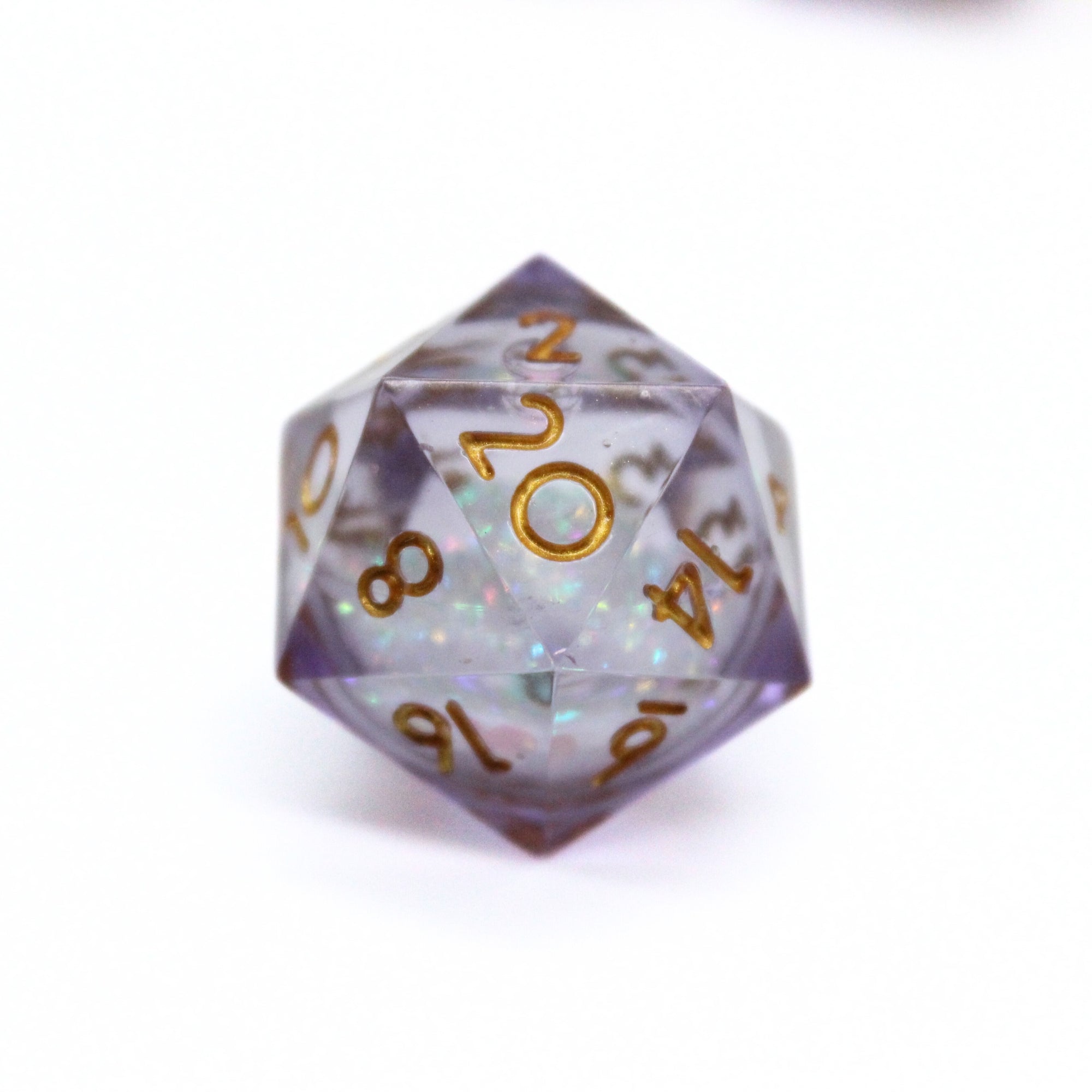 Arcane Glimmer Liquid Core 7pcs Dice Set | Sharp Edge Dice