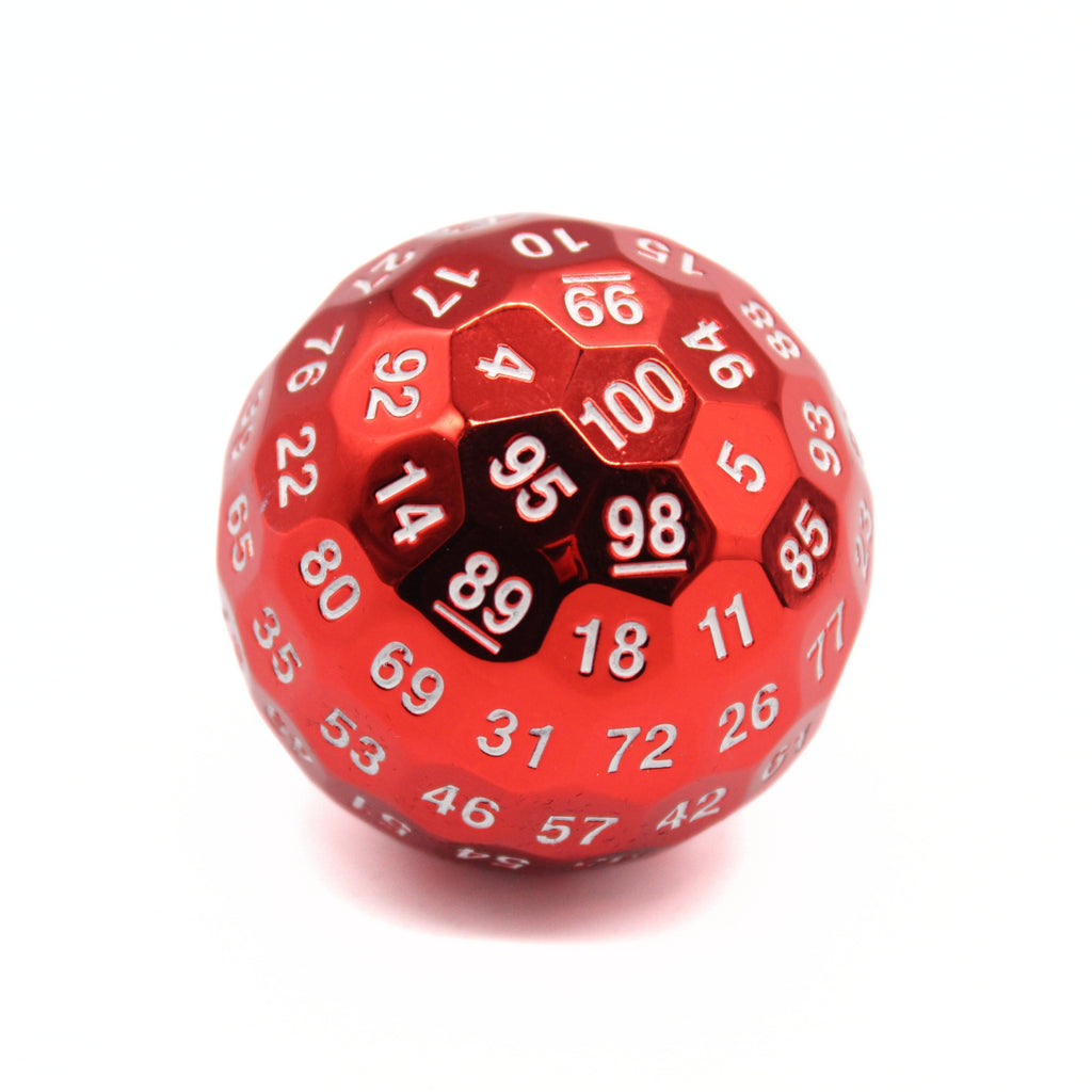 Red Plated 50mm D100 Die