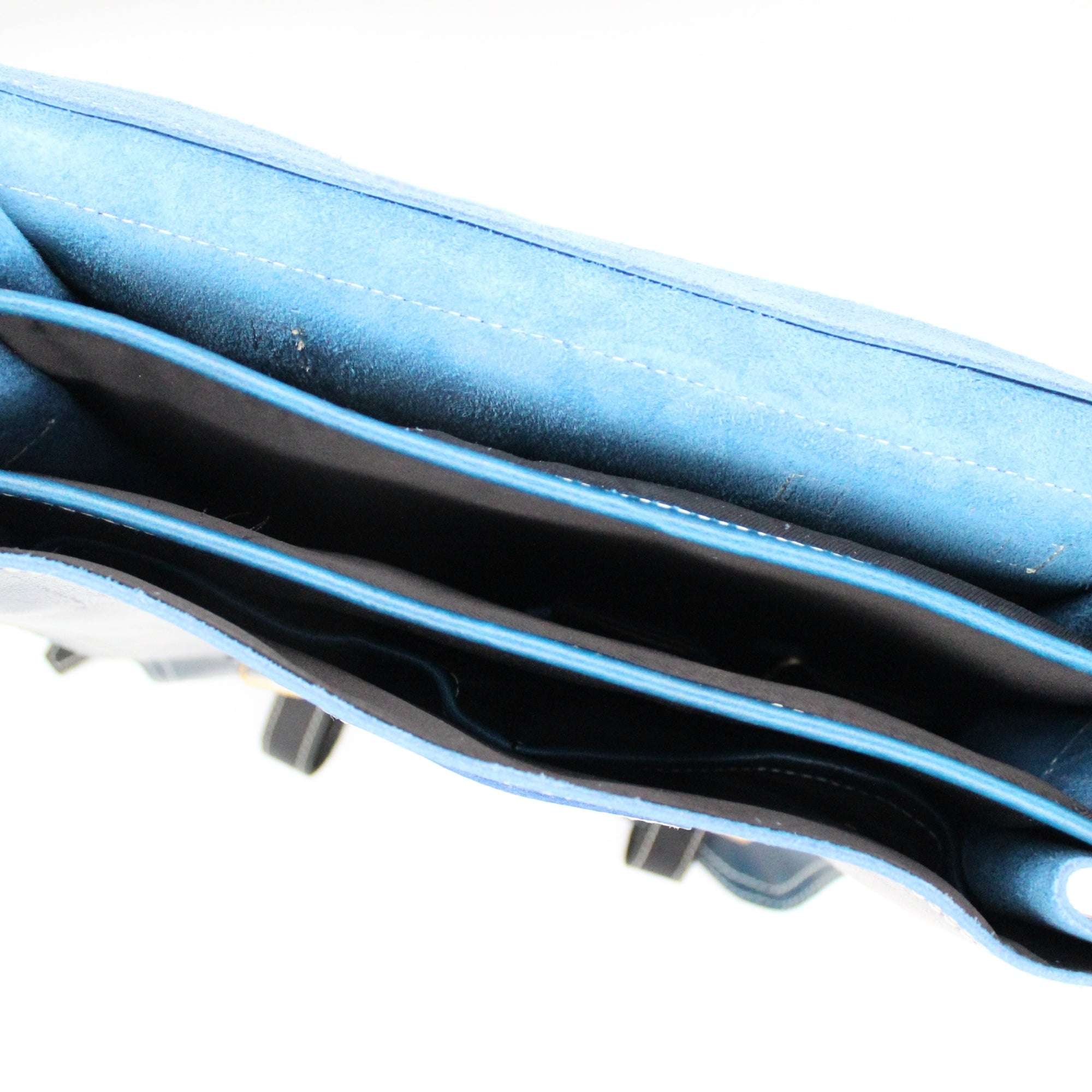 Blue Bag of the Abyss Gamer's Leather Backpack