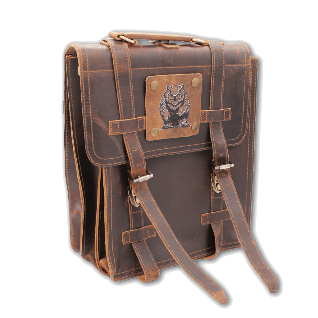 Brown Bag of the Abyss | Gamer's Leather Backpack