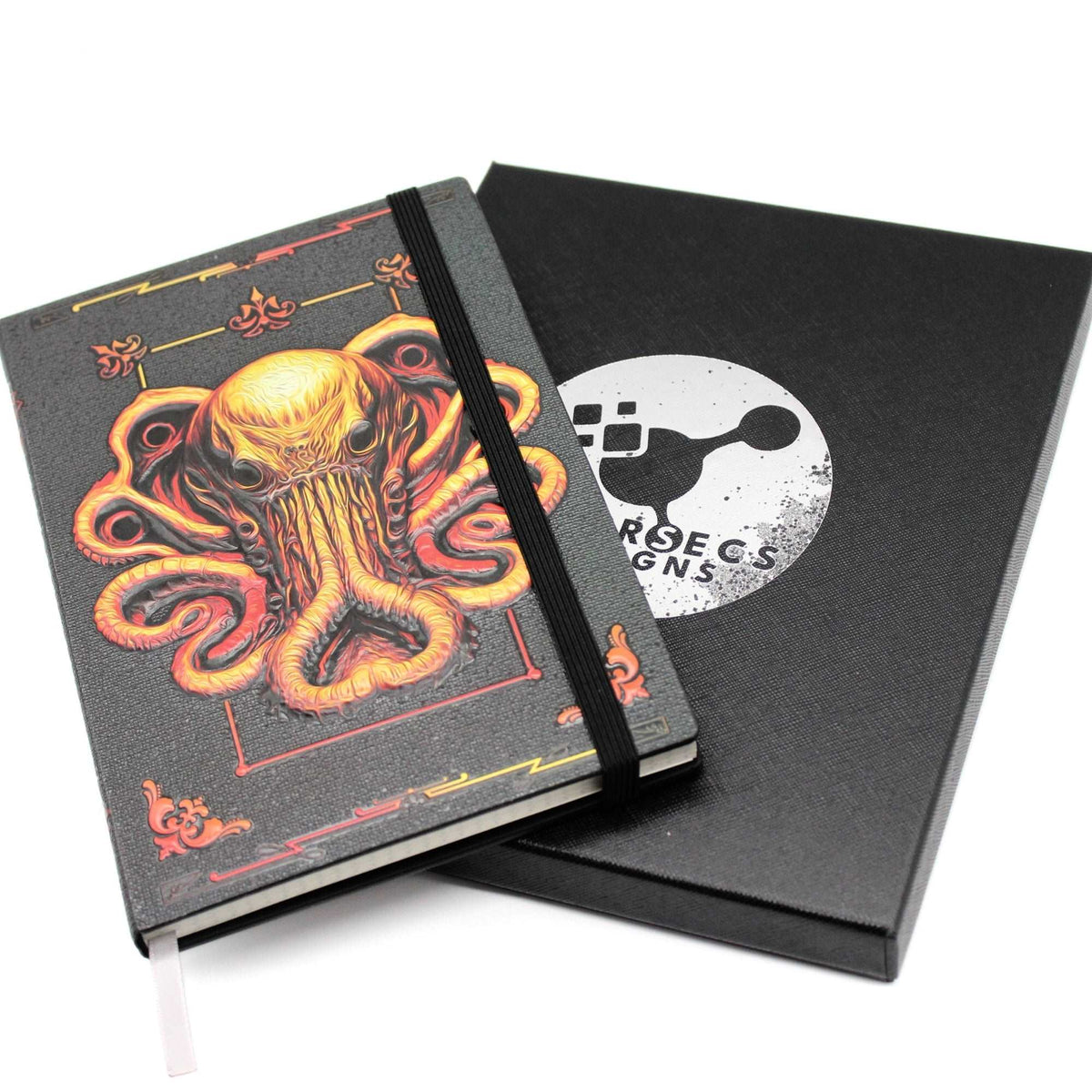 Cthulhu Embossed Journal | Grid Pattern TTRPG Journal, DnD5e Logbook ...