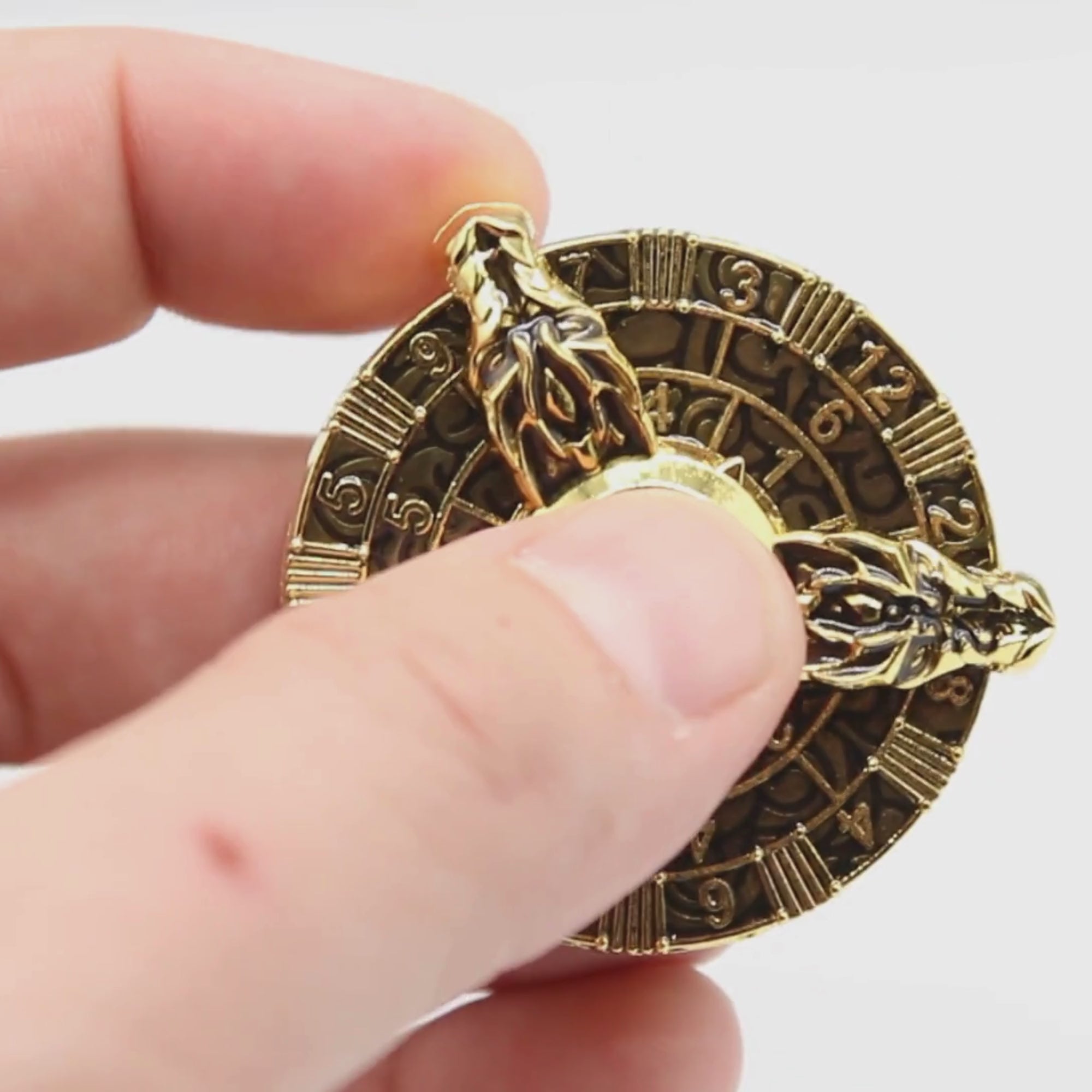 Dragon's Hoard Metal Dice Spinner