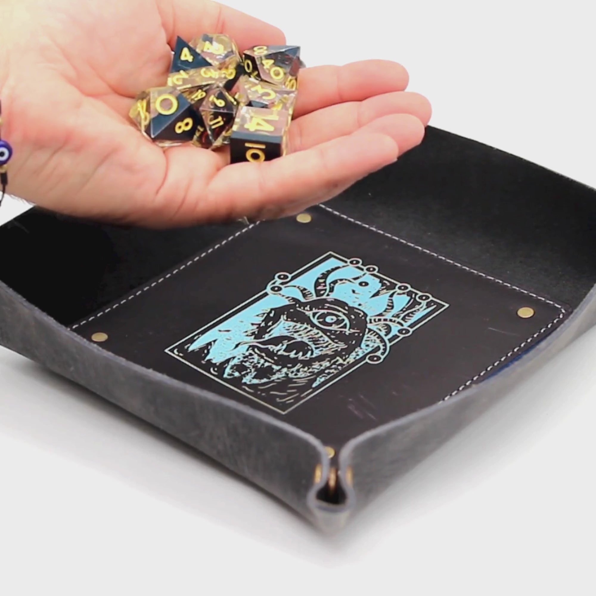 Dark Beholder Dice Rolling Tray