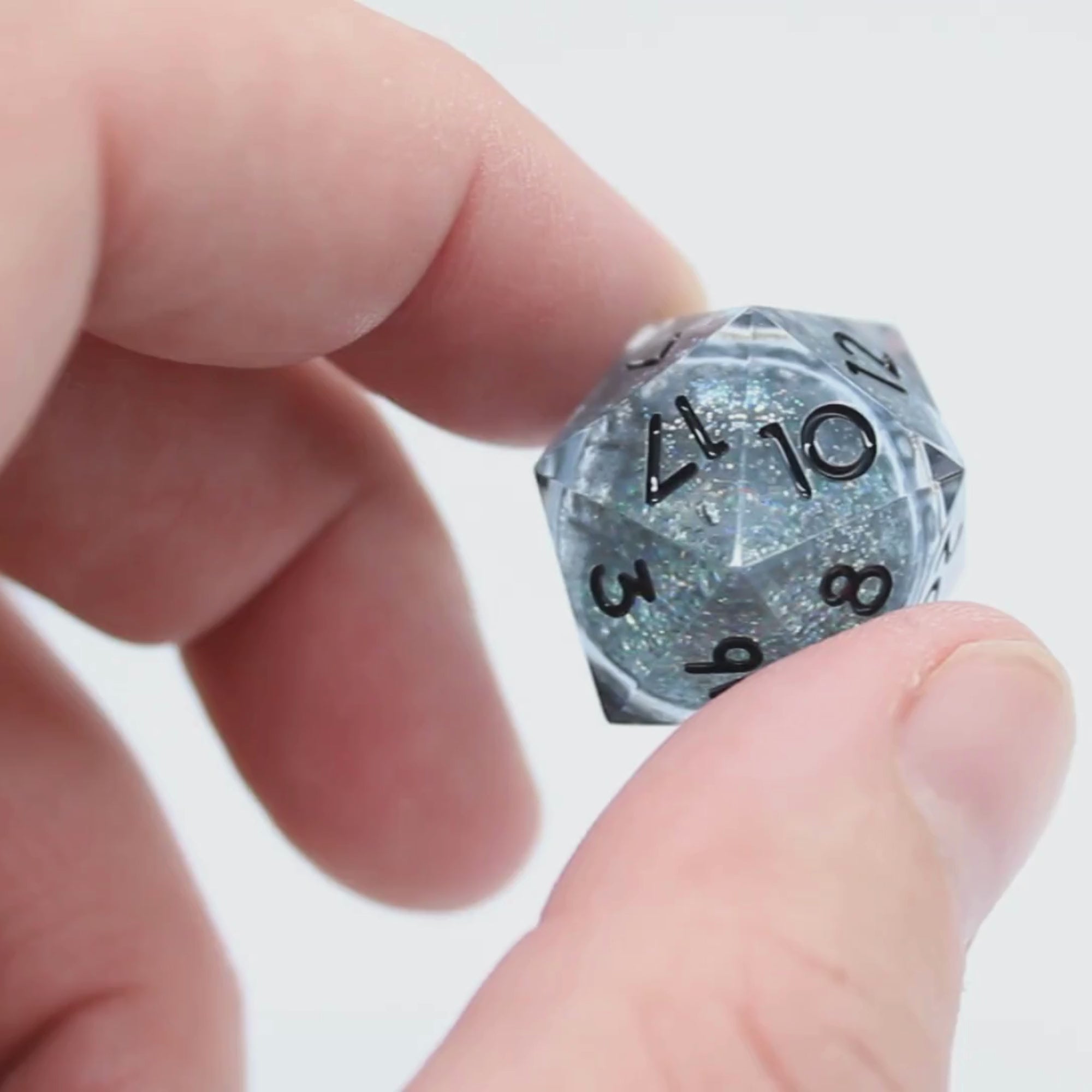 Ethereal Essence Liquid Core 7pcs Dice Set | Sharp Edge Dice